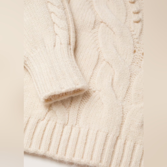 MANGO Contrasting knit sweater - Picture 2 of 3